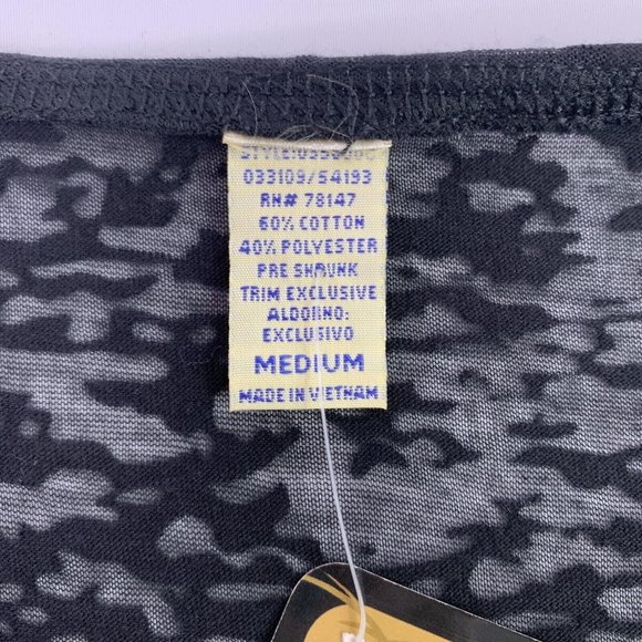 NWT Unbroken Apparel Sheer V Neck Shirt "Heartbreaker" Womens Top Size Medium - Picture 5 of 8